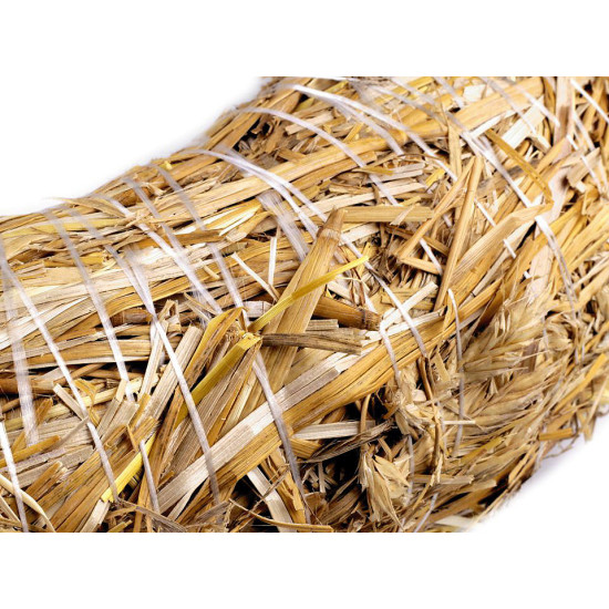 Coroniță din paie, ø50 cm - Natur (3 Bucăți)