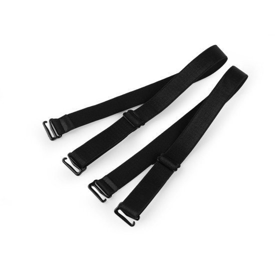 Bretele sutien, lățime 15 mm - Negru (4 Perechi) Bretele sutien, lățime 15 mm - Negru (4 Perechi)