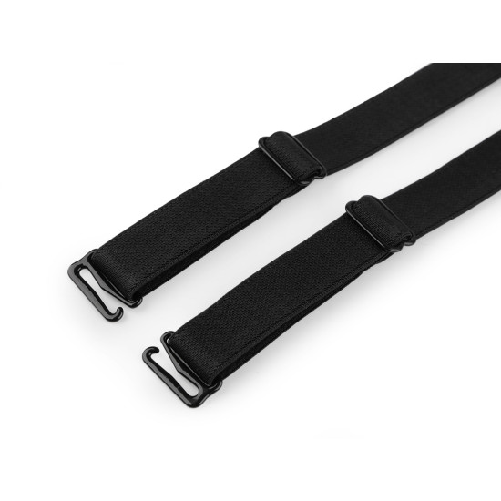 Bretele sutien, lățime 15 mm - Negru (4 Perechi) Bretele sutien, lățime 15 mm - Negru (4 Perechi)