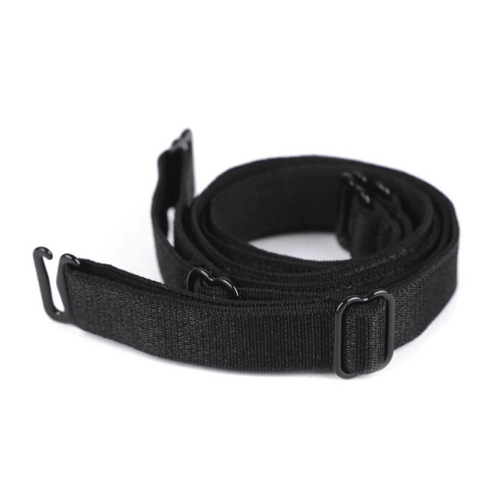 Bretele sutien, lățime 12 mm - Negru (1 Pereche) Bretele sutien, lățime 12 mm - Negru (1 Pereche)
