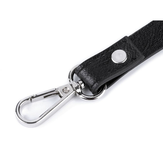 Toartă geantă cu carabină latime 1,5 cm - Maro bronz (1 Bucată) Toartă geantă cu carabină latime 1,5 cm - Maro bronz (1 Bucată)