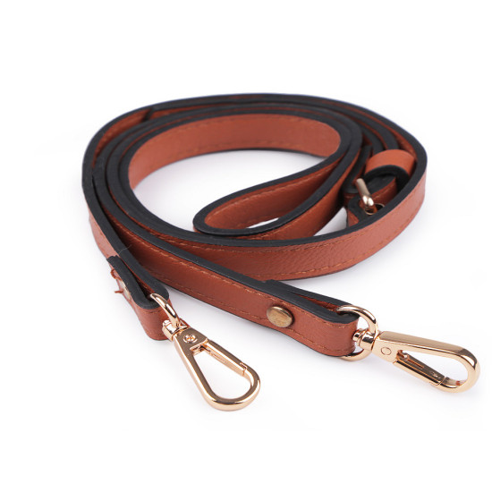 Toartă geantă cu carabină latime 1,5 cm - Maro bronz (1 Bucată) Toartă geantă cu carabină latime 1,5 cm - Maro bronz (1 Bucată)