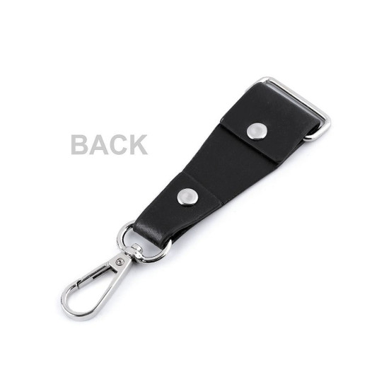 Breloc cu carabină - Negru (10 Bucăți) Breloc cu carabină - Negru (10 Bucăți)