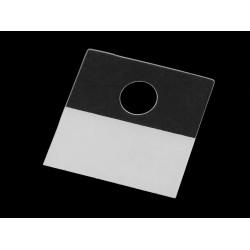 Agățători autoadezive de plastic cu eurohole, 30x30 mm, 30x35 mm - Transparent (100 Bucăți)