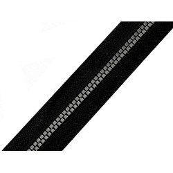 Fermoar injectat metraj no 5 - Negru (1 Metru)