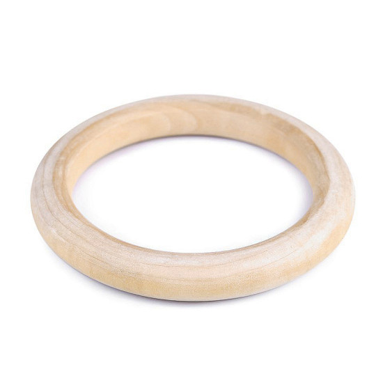 Inele din lemn,  ø11,2 cm - Natural deschis (20 Bucăți)