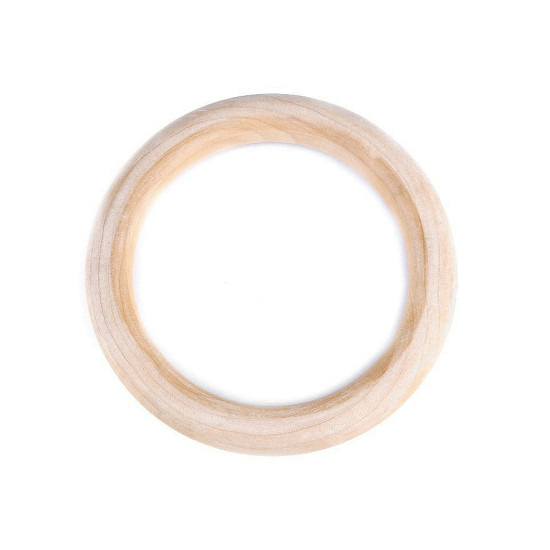 Inele din lemn,  ø11,2 cm - Natural deschis (20 Bucăți)