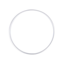 Cerc metalic ø25 cm - Argintiu (1 Bucată)