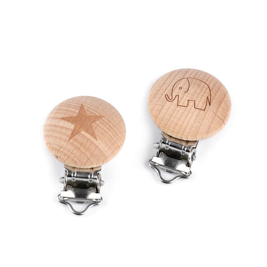 Clipsuri pentru copii, lățime 13 mm - Natur (10 Bucăți) Clipsuri pentru copii, lățime 13 mm - Natur (10 Bucăți)