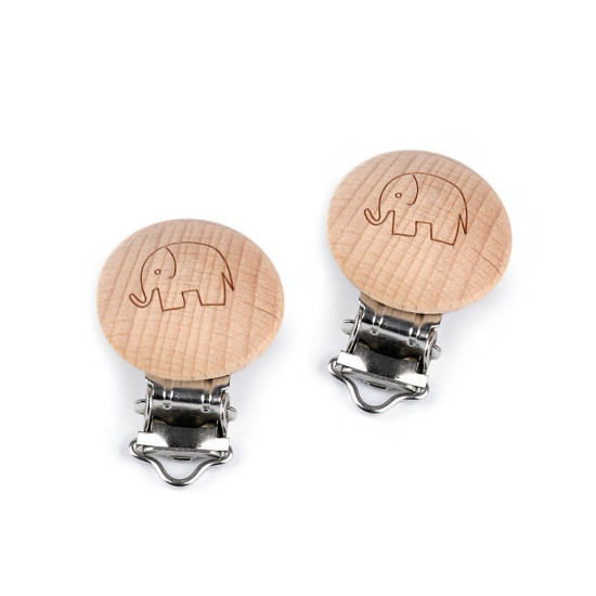 Clipsuri pentru copii, lățime 13 mm - Natur (10 Bucăți) Clipsuri pentru copii, lățime 13 mm - Natur (10 Bucăți)