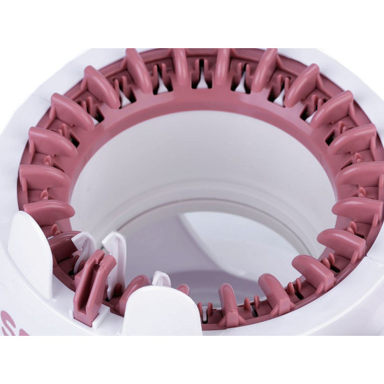 Mașină de tricotat medie - Alb (1 Set) Mașină de tricotat medie - Alb (1 Set)