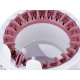 Mașină de tricotat medie - Alb (1 Set) Mașină de tricotat medie - Alb (1 Set)