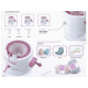Mașină de tricotat medie - Alb (1 Set) Mașină de tricotat medie - Alb (1 Set)