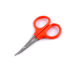 Forfecuţă cu vârf curbat, lungime 9 cm - Portocaliu (1 Bucată)