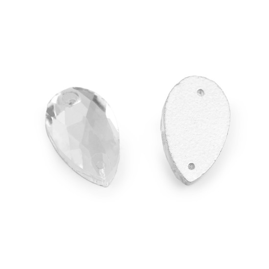 Strasuri de cusut, model lacrimă - Cristal (36 Bucăți) Strasuri de cusut, model lacrimă - Cristal (36 Bucăți)