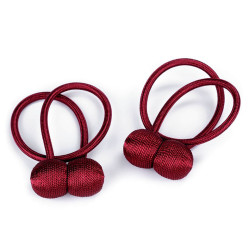 Magneți decorativi pentru perdele și draperii - Bordo (12 Bucăți)