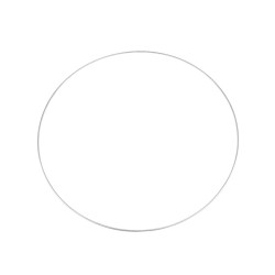 Cerc metalic ø60 cm - Argintiu (1 Bucată)
