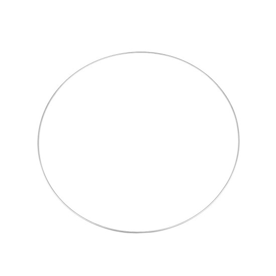 Cerc metalic ø60 cm - Negru (1 Bucată) Cerc metalic ø60 cm - Negru (1 Bucată)
