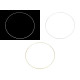 Cerc metalic ø60 cm - Negru (1 Bucată) Cerc metalic ø60 cm - Negru (1 Bucată)