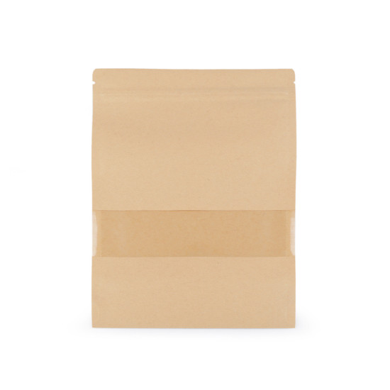 Pungi cu fermoar ziplock resigilabile, 18x25 cm - Natur (50 Bucăți) Pungi cu fermoar ziplock resigilabile, 18x25 cm - Natur (50 Bucăți)