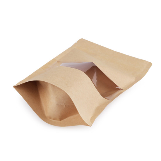 Pungi cu fermoar ziplock resigilabile, 14x20 cm - Natural mediu (10 Bucăți) Pungi cu fermoar ziplock resigilabile, 14x20 cm - Natural mediu (10 Bucăți)
