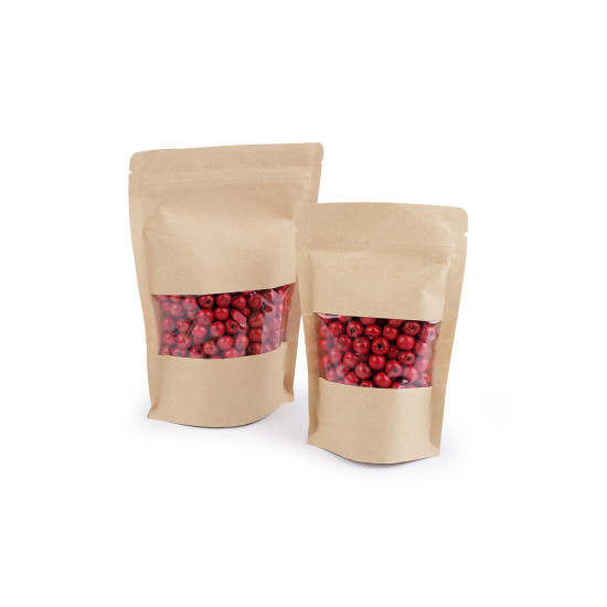 Pungi cu fermoar ziplock resigilabile - Natural mediu (10 Bucăți) Pungi cu fermoar ziplock resigilabile - Natural mediu (10 Bucăți)