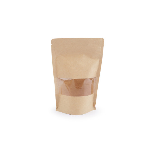 Pungi cu fermoar ziplock resigilabile - Natural mediu (10 Bucăți) Pungi cu fermoar ziplock resigilabile - Natural mediu (10 Bucăți)