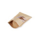 Pungi cu fermoar ziplock resigilabile - Natural mediu (10 Bucăți) Pungi cu fermoar ziplock resigilabile - Natural mediu (10 Bucăți)