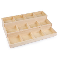 Panou prezentare bijuterii,  24x35,5 cm - Natural deschis (1 Bucată)