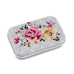 Cutie metalică cu capac - Taupe (1 Bucată)