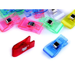 Clipsuri fixare materiale textile, 18x33 mm - Mix aleatoriu de variante (200 Bucăți)