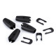 Cataramă plastic pentru lesă, ø10 mm - Negru (20 Seturi) Cataramă plastic pentru lesă, ø10 mm - Negru (20 Seturi)
