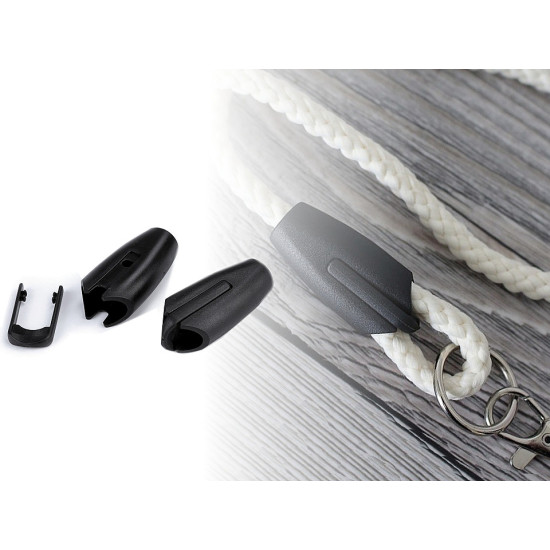 Cataramă plastic pentru lesă, ø10 mm - Negru (20 Seturi) Cataramă plastic pentru lesă, ø10 mm - Negru (20 Seturi)