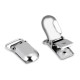 Clips pentru bretele, lățime 15 mm - Nichel (500 Bucăți) Clips pentru bretele, lățime 15 mm - Nichel (500 Bucăți)