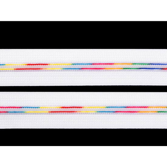 Fermoar spiralat metraj curcubeu no 5 - Alb (20 Metri) Fermoar spiralat metraj curcubeu no 5 - Alb (20 Metri)