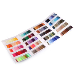 Catalog de culori pentru ață poliester, 5000 yards  pes 40/2 - Conform imaginii (1 Bucată)