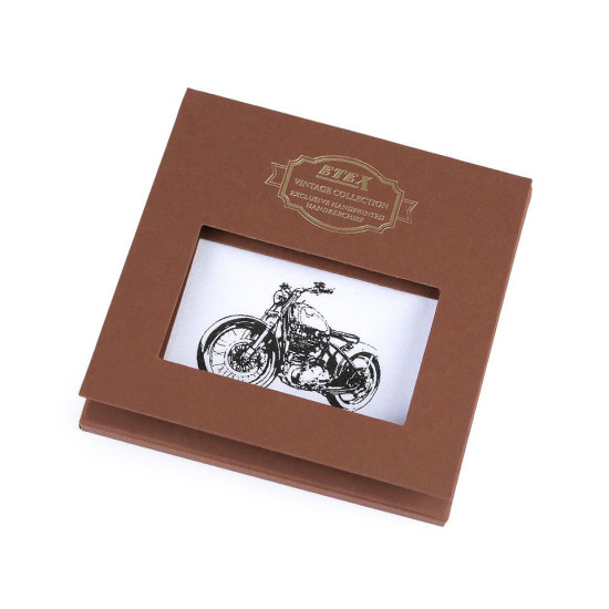 Batiste bărbați, imprimeu biciletă, automobil, motocicletă - Alb (3 Bucăți) Batiste bărbați, imprimeu biciletă, automobil, motocicletă - Alb (3 Bucăți)