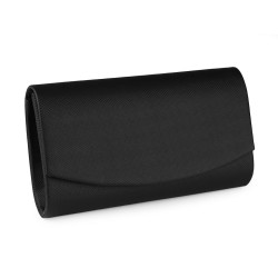 Poșetă plic cu lurex - Negru (1 Bucată)