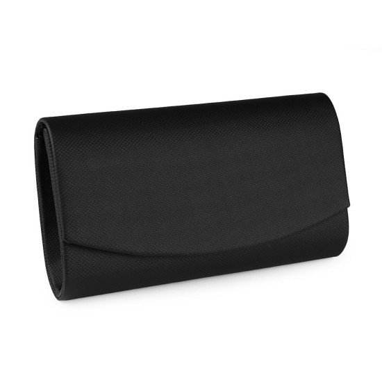 Poșetă plic cu lurex - Negru (1 Bucată) Poșetă plic cu lurex - Negru (1 Bucată)