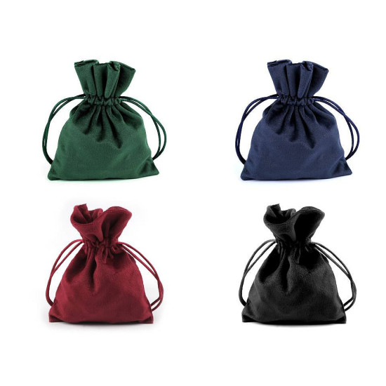 Săculeț catifea pentru cadouri, 10x13 cm - Verde închis (1 Bucată) Săculeț catifea pentru cadouri, 10x13 cm - Verde închis (1 Bucată)