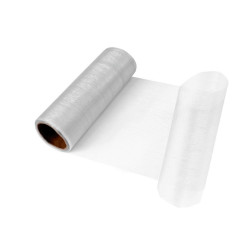 Organza, lățime 14,5 cm - Argintiu (72 Metri)