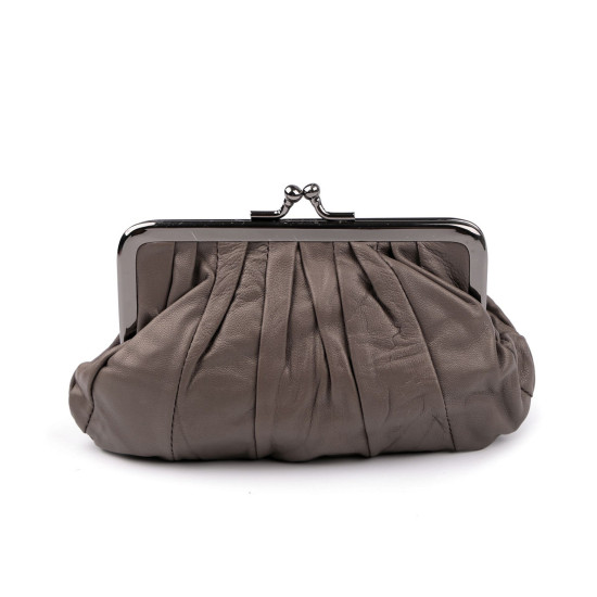Portofel damă, piele naturală, 10x17 cm - Negru (1 Bucată) Portofel damă, piele naturală, 10x17 cm - Negru (1 Bucată)