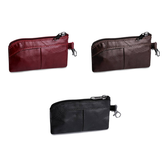Portofel / portchei, piele naturală, 7x13 cm - Bordo (1 Bucată) Portofel / portchei, piele naturală, 7x13 cm - Bordo (1 Bucată)