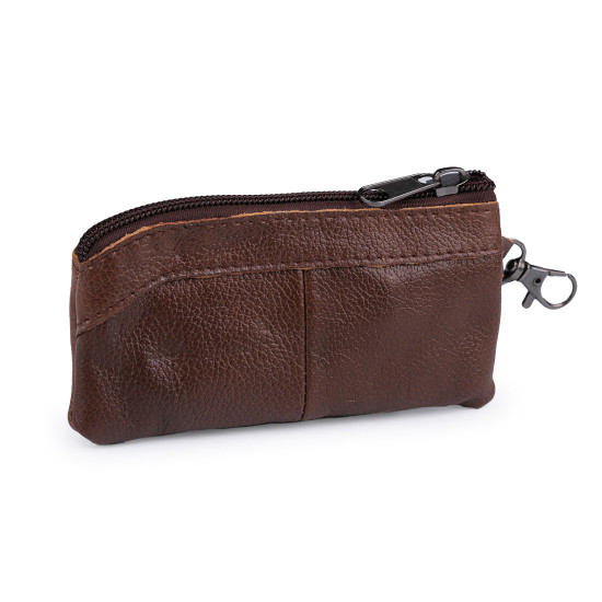 Portofel / portchei, piele naturală, 7x13 cm - Bordo (1 Bucată) Portofel / portchei, piele naturală, 7x13 cm - Bordo (1 Bucată)