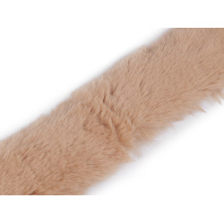 Blăniță artificială, lățime 5 cm - Bej camel (1 Bucată)