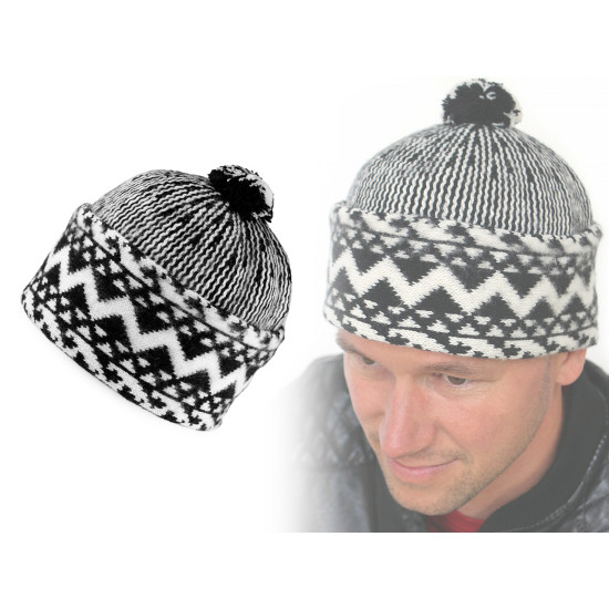 Căciulă tonak - Negru (1 Bucată) Căciulă tonak - Negru (1 Bucată)
