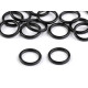 Inele și reglori sutien, lățime 12 mm - Negru (600 Bucăți)