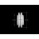 Nasture magnetic, ø23 mm - Alb (2 Seturi)