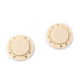 Nasture magnetic, ø23 mm - Alb (2 Seturi)