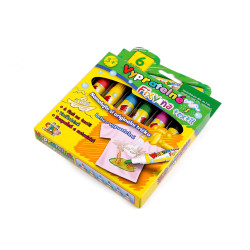 Marker pentru textile 6buc - Conform imaginii (1 Cutie)